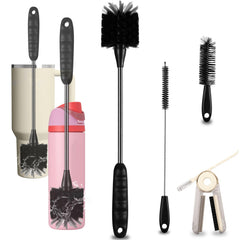 Dosanlues bottle brush 15inch-long-handle enables deep cleaning of tall bottles