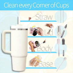 Dosanlues straw cleaner brush set for hygienic reusable straws