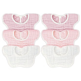 DOSMINE muslin baby bibs – soft-absorbent fabric protects skin from drool