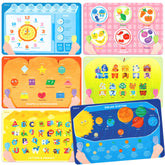 Dotimo Kids placemats with alphabet-animal design promote early literacy during meals.