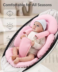 Dots Pink infant insert body support cushions the infant's torso for comfort