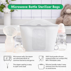 DOYOQI travel kit with silicone steam bags ready for on-the-go cleaning