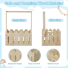 DPDPPL Premium Solid Wood Build with smooth finish for lasting nursery storage
