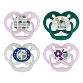 Dr. Brown's Advantage Glow pacifier shows reversible bulb for easy baby acceptance.