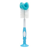Dr. Brown's bottle brush blue head closeup for thorough bottle cleaning