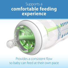 Dr. Brown’s Level 2 vent demonstrates consistent flow for comfortable feeding.