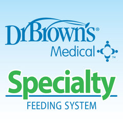 Dr. Brown's Specialty Feeding Valve close-up highlighting the Infant-Paced Valve