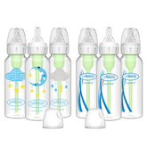 Dr. Brown’s Natural Flow anti-colic bottles in Moon/Clouds set support calmer feeds and digestion.