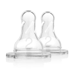 Dr. Brown's Level 2 nipple for comfortable feeding and reduced spit-up