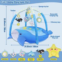 Dr.Rapeti baby play gym toy bar enhances visual tracking during early play.