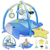 Dr.Rapeti play mat 31x31in arch setup offers spacious tummy time and supervised play.