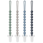 Draklary pacifier clip round design in a 4-pack keeps pacifiers secure and accessible.