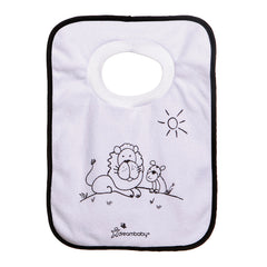 Dreambaby large-fit bib on toddler demonstrates secure, comfortable meals