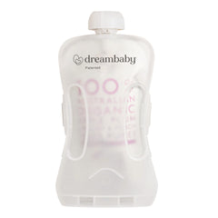 Dreambaby Pouch Pal in action promotes self-feeding and mess reduction.