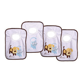 Dreambaby Terry Cloth Pullover Bib front view shows oversized coverage for messy meals