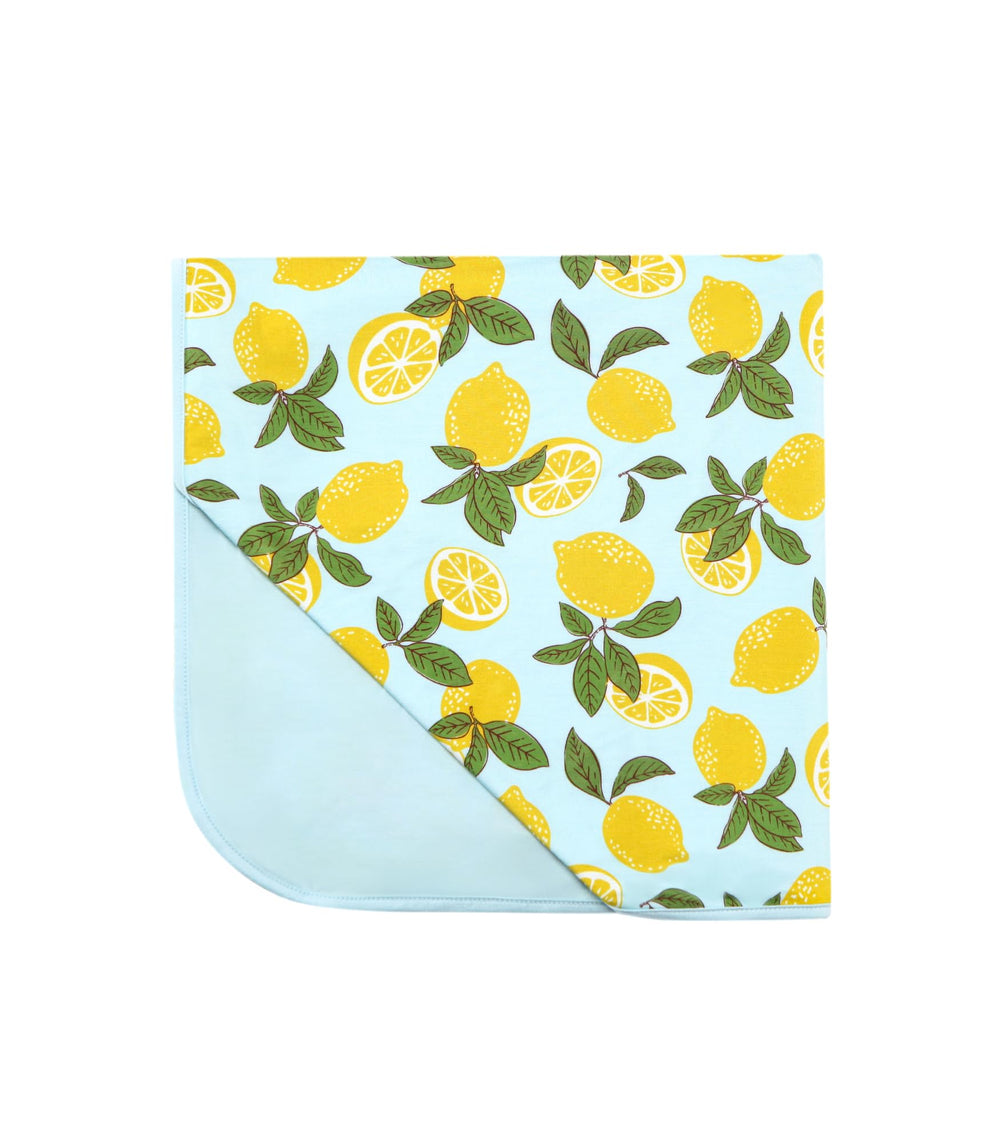 DREAMHALO baby blanket folded highlights soft double-layer fabric for cozy naps.