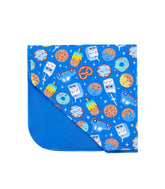 DREAMHALO premium bamboo baby blanket folded shows soft, breathable fabric for daily cuddles
