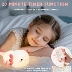 DREAMING MY DREAM axolotl night light bedside decor adding cute room charm