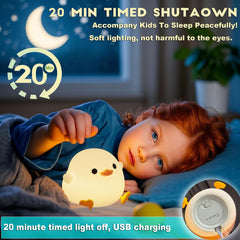 DREAMING MY DREAM duck night light emits a gentle glow for calmer nights
