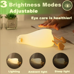 DREAMING MY DREAM rechargeable duck lamp, portable USB-powered lighting.