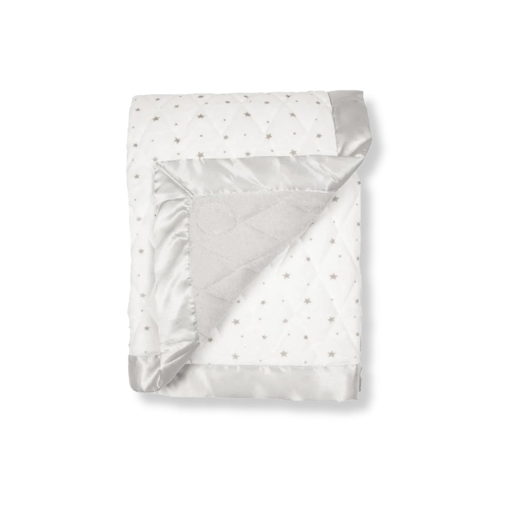 Dreamland Baby 4lb weighted blanket on toddler bed for cozy nights