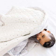 Dreamland Baby micro-fleece side closeup showing warm breathable texture