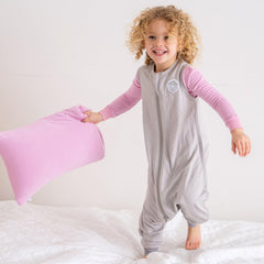 Dreamland Baby sleep sack leg openings support easy freedom of movement during sleep