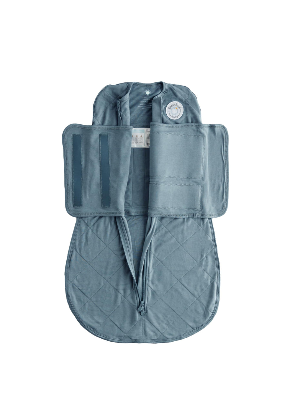 Dreamland Baby viscose swaddle Ocean fabric texture shows ultra-soft feel