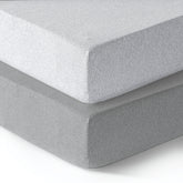 Dreamology crib sheets 52x28 folded show soft 100% cotton for gentle baby skin.