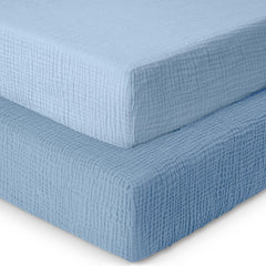 Dreamology mini crib sheets pack-n-play fit keeps play yard secure and comfy.