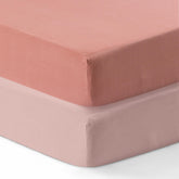 Dreamology Rose mini crib sheet 24x38 fits mini cribs for secure nightly sleep