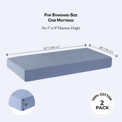 Dreamology 2-pack crib sheets resist pilling and stay soft after many washes.