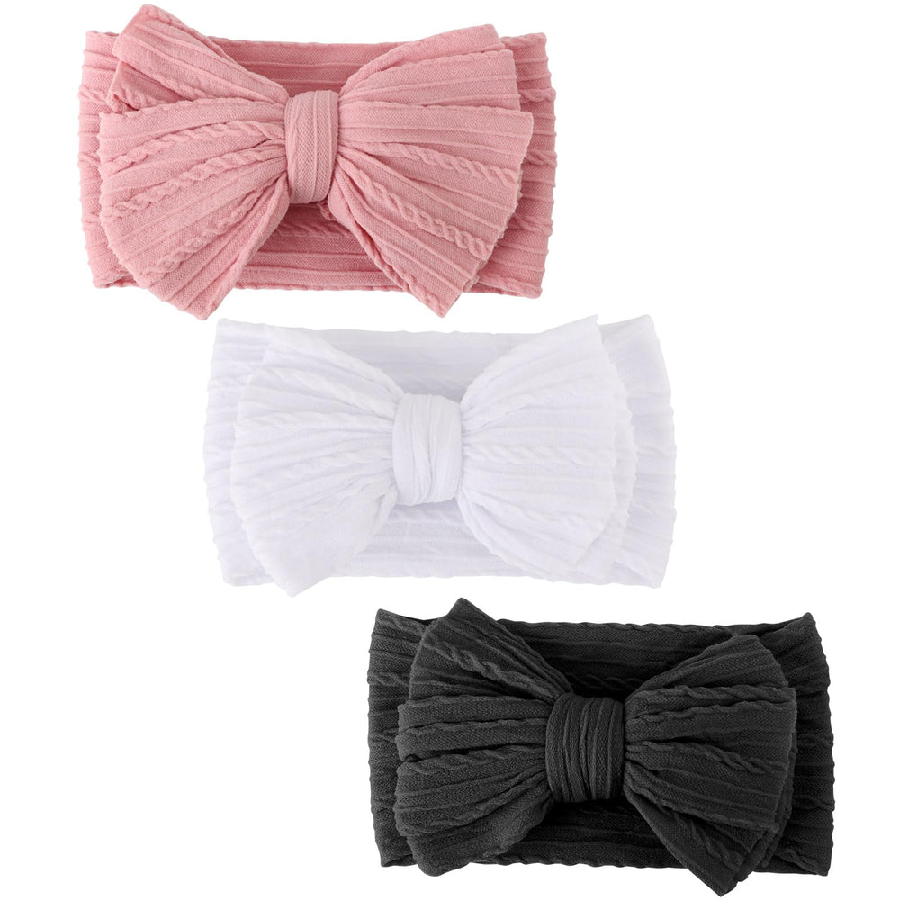 DRESHOW BQUBO 3-pack packaging shows soft, stretchy headbands ready for gifting