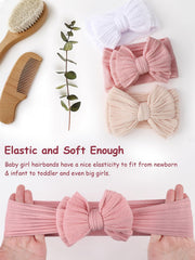 DRESHOW BQUBO colorful bows headband set enhances photos and playtime.