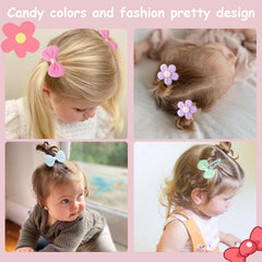 DRESHOW BQUBO snap clips in metal for secure, neat ponytails