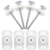 Dreyoo baby gate extender rod 5in length extends reach for wider openings with stability.