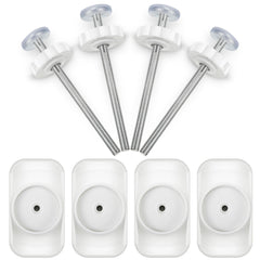 Dreyoo baby gate extender rod 5in length extends reach for wider openings with stability.