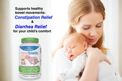 Flavorless Nexabiotic powder blends into meals for babies and kids.