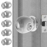 Driddle door knob cover 5-pack front view for quick child safety.