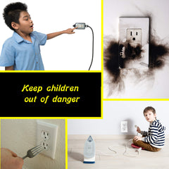 Driddle 50-pack white outlet covers reduce accidental pokes