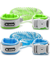 Dr.meter anti lost wrist link blue closeup highlights secure key-lock for child safety