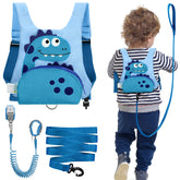 Dr.meter dinosaur harness used as a backpack for hands-free adventures.