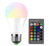 Droiee dimmable E26 warm LED bulb with remote control for easy brightness adjustment