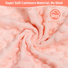 Dr.Rapeti Tag Security Blanket tag details close-up shows crystal cashmere ribbons.