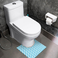 Drydiet 60 by 60 cm mat fits standard toilets for quick setup.