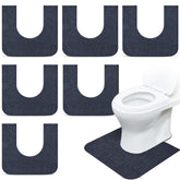 Drydiet toilet mat six-pack round urinal kit keeps bathroom floors clean.