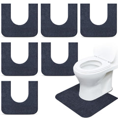 Drydiet toilet mat six-pack round urinal kit keeps bathroom floors clean.