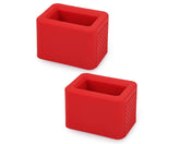 DS Distinctive Style seat belt holder red front view for easy buckling