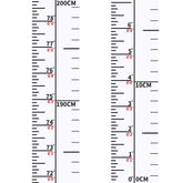 DSCMLIS height indicator tape full chart on wall for easy growth tracking