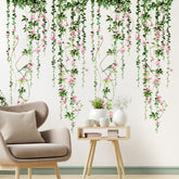 DTLIFEK 4-sheets hanging vines wall decals packaging for easy home refresh.